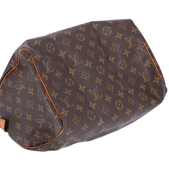 Louis Vuitton M41526 Speedy 30 Monogram Canvas Duffle Bag Brown - Picture 12 of 12
